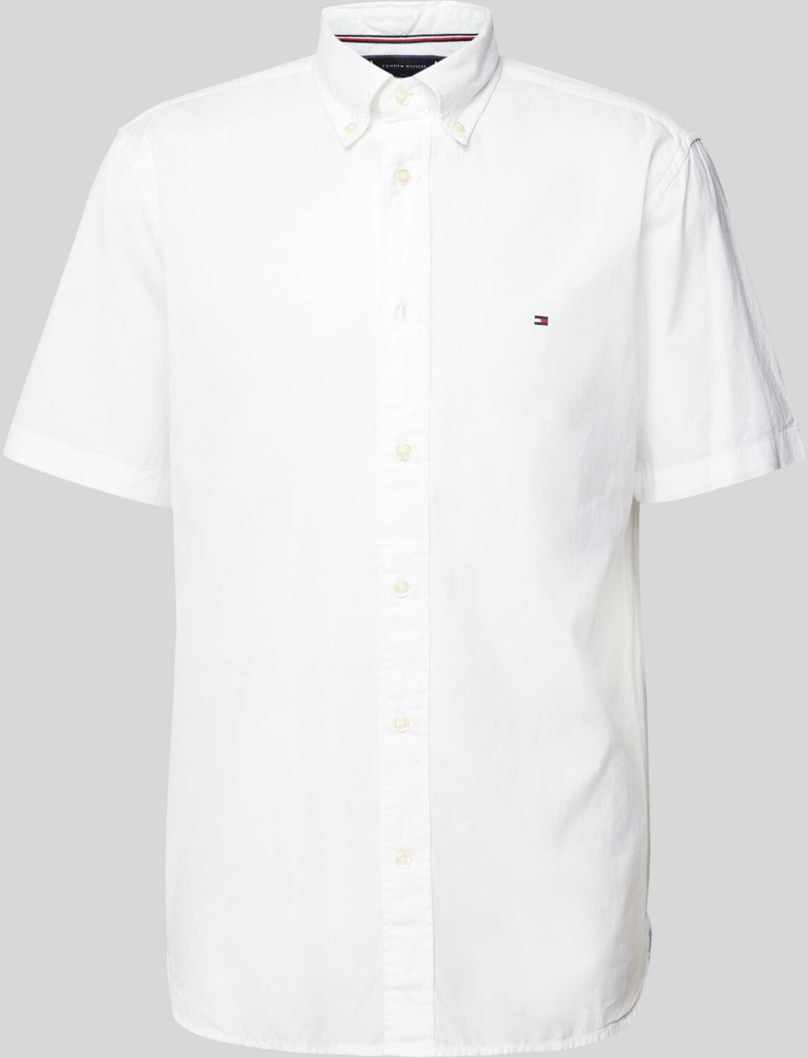 Tommy Hilfiger Regular Fit Casual Shirt with Button-Down Collar (MW0MW33809) white