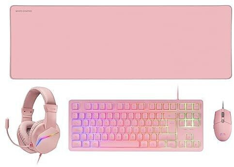 Mars Gaming MCP-RGB3 4-IN-1 Combo rose (FR)