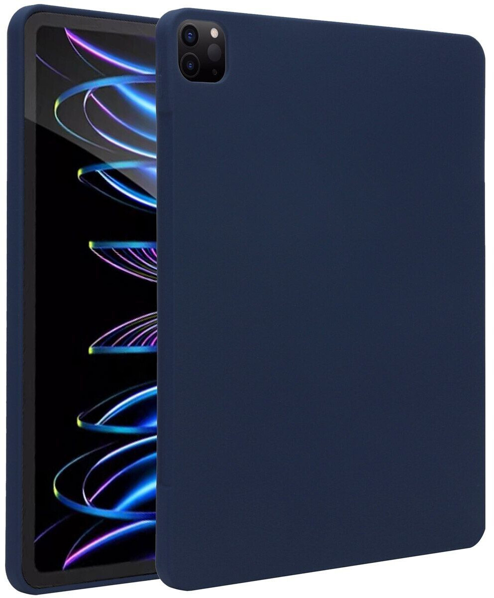 Accezz Liquid Silicone Back Cover iPad Pro 12.9 2022/2021/2020 Darkblue