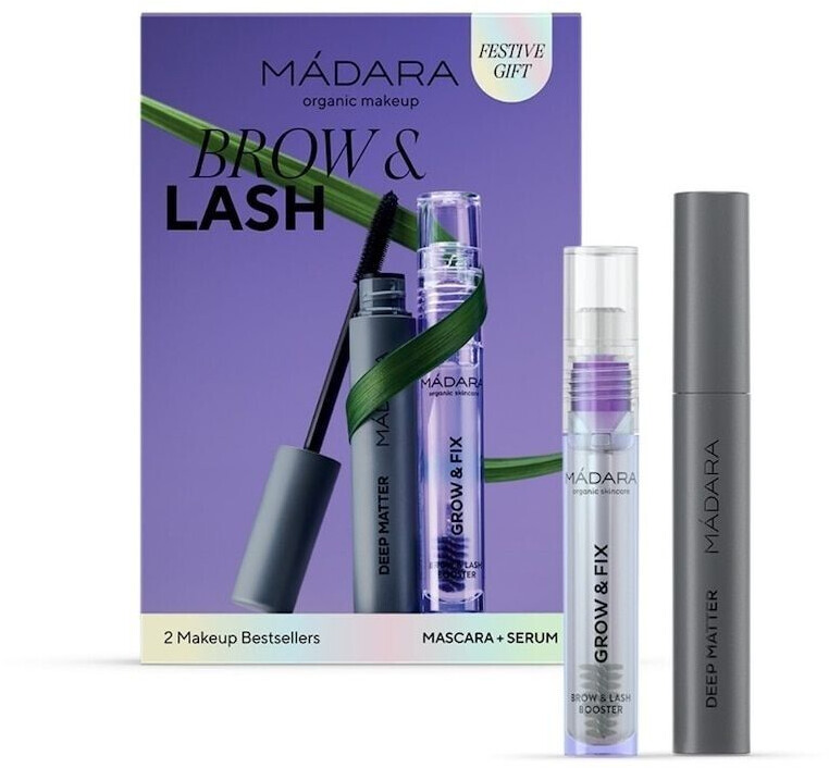 Mádara Grow & Fix Brow & Lash Booster (4,25 ml) + Deep Matter Bold Volume Mascara (6ml)