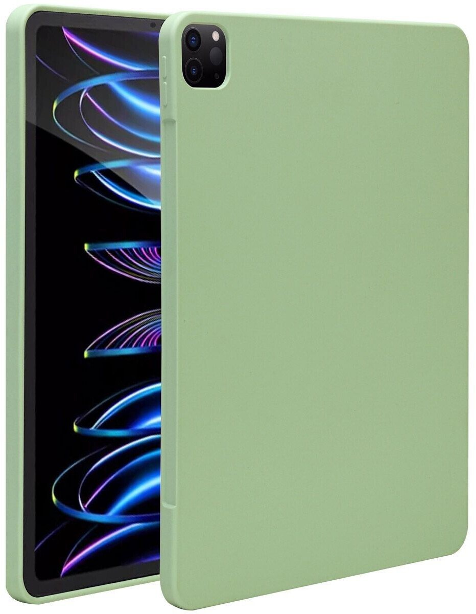 Accezz Liquid Silicone Back Cover iPad Pro 12.9 2022/2021/2020 Light Green