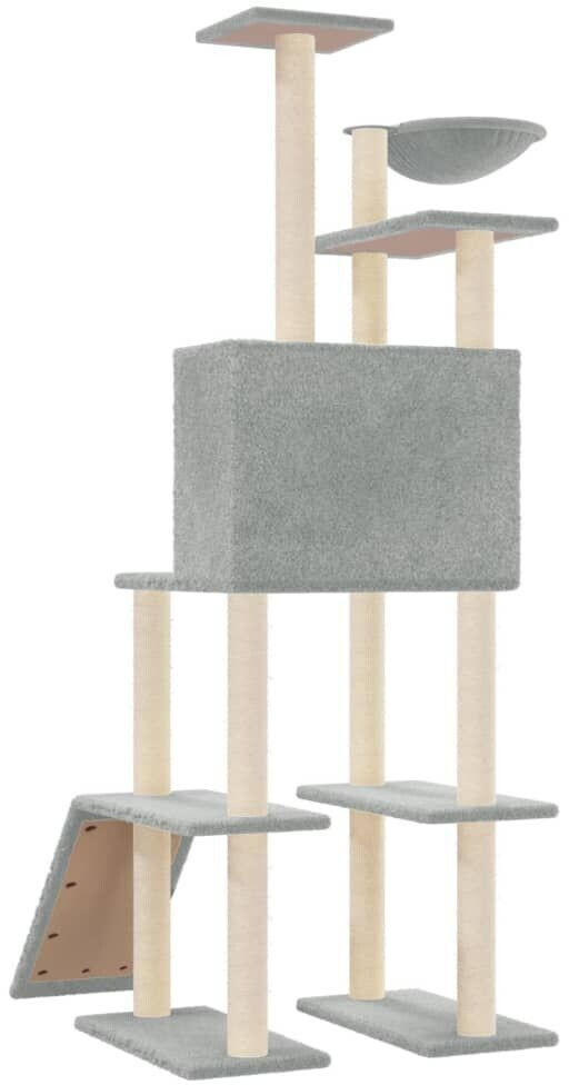 vidaXL Arbre à chat gris clair vidaXL Arbre à chat gris clair