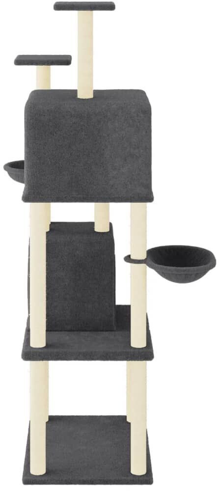 vidaXL Arbre à chat gris foncé vidaXL Arbre à chat gris foncé