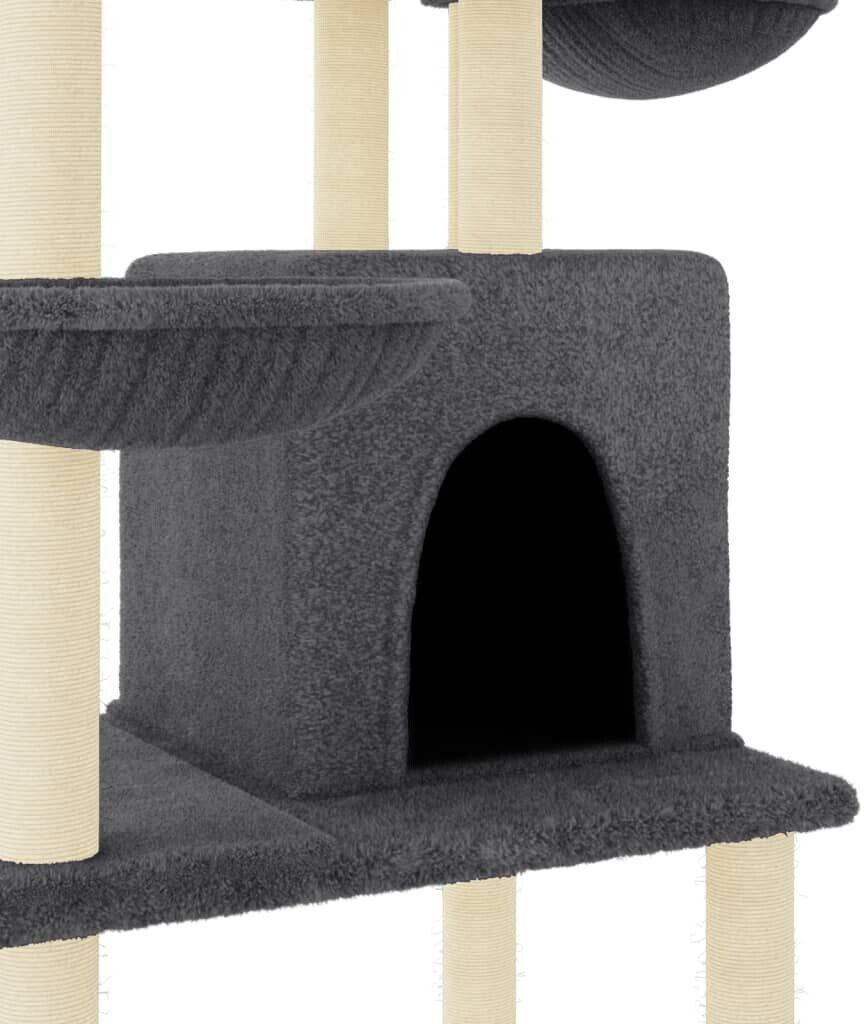 vidaXL Arbre à chat gris foncé vidaXL Arbre à chat gris foncé