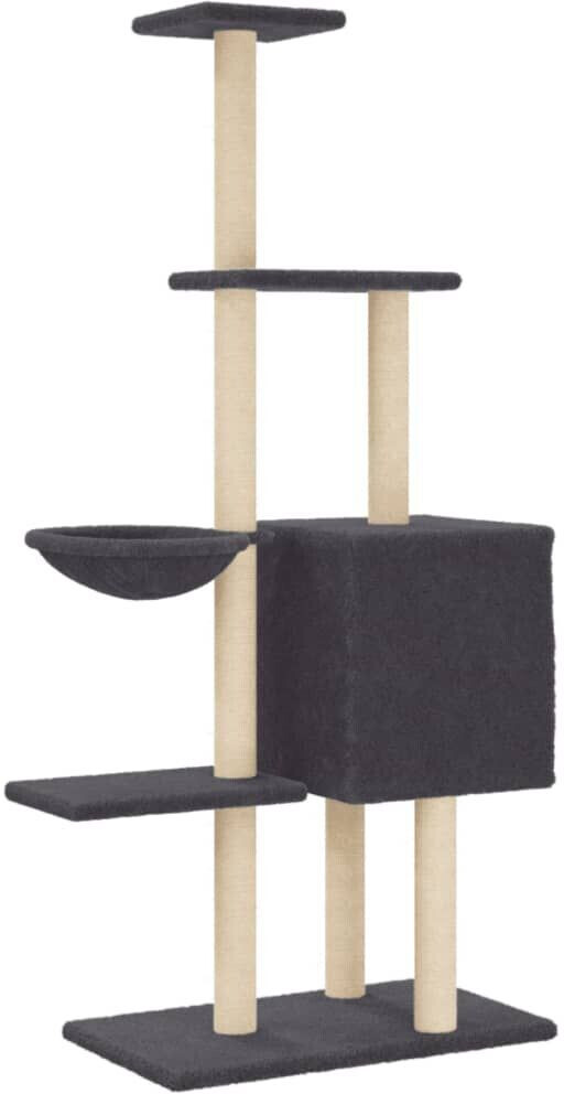 vidaXL Arbre à chat gris foncé