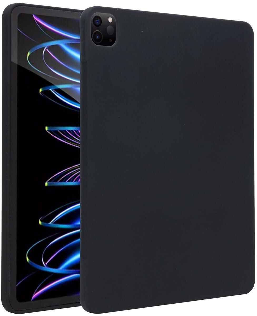 Accezz Liquid Silicone Back Cover iPad Pro 12.9 2022/2021/2020 Black