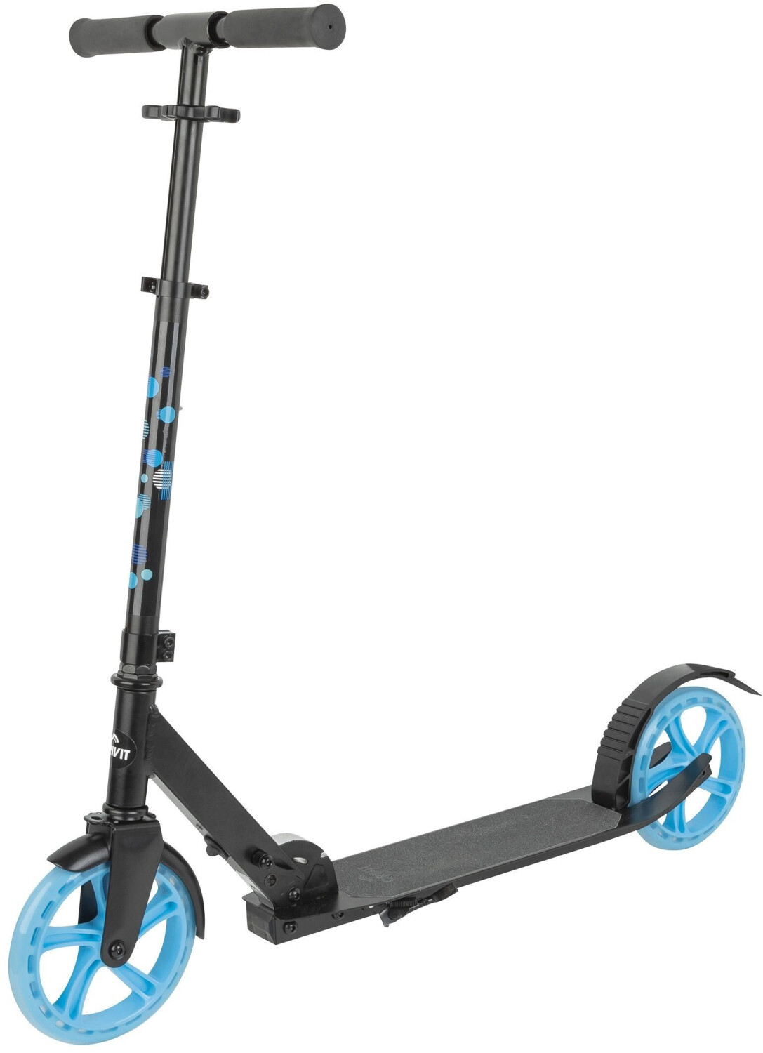 Crivit Aluminum scooter with quick-folding mechanism