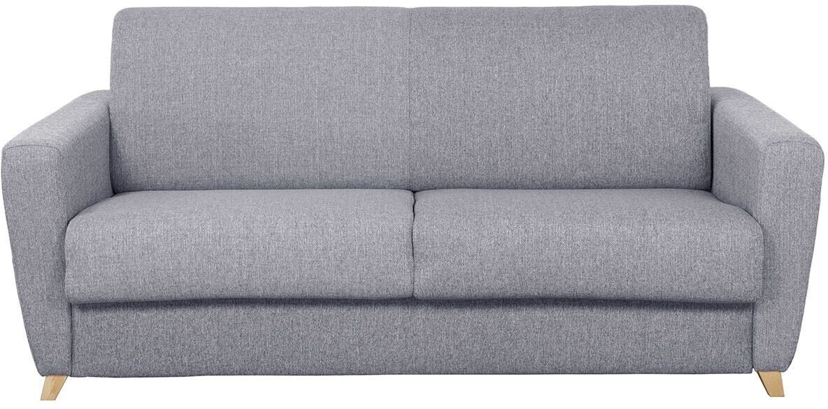 Miliboo Canapé droit Graham gris/bois clair
