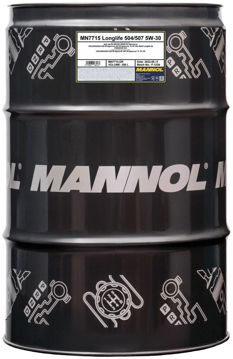 Mannol Longlife 504/507 5W-30 (208 l)