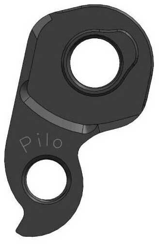 Pilo D909 3t Derailleur Hanger silver