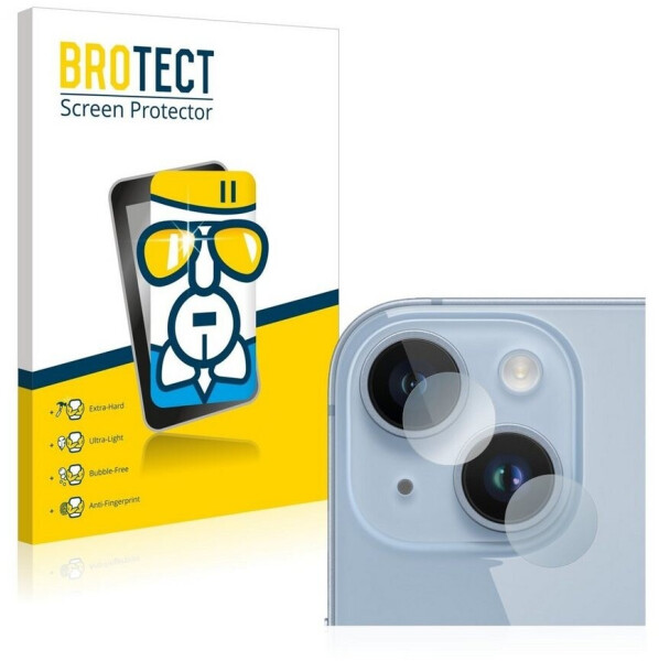 BROTECT AirGlass Panzerglasfolie (1 Stück, iPhone 14), Smartphone Schutzfolie