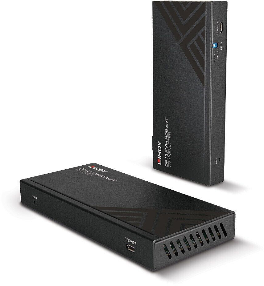 Lindy 150m Cat.6 DisplayPort 1.2, USB, IR & RS-232 HDBaseT KVM Extender