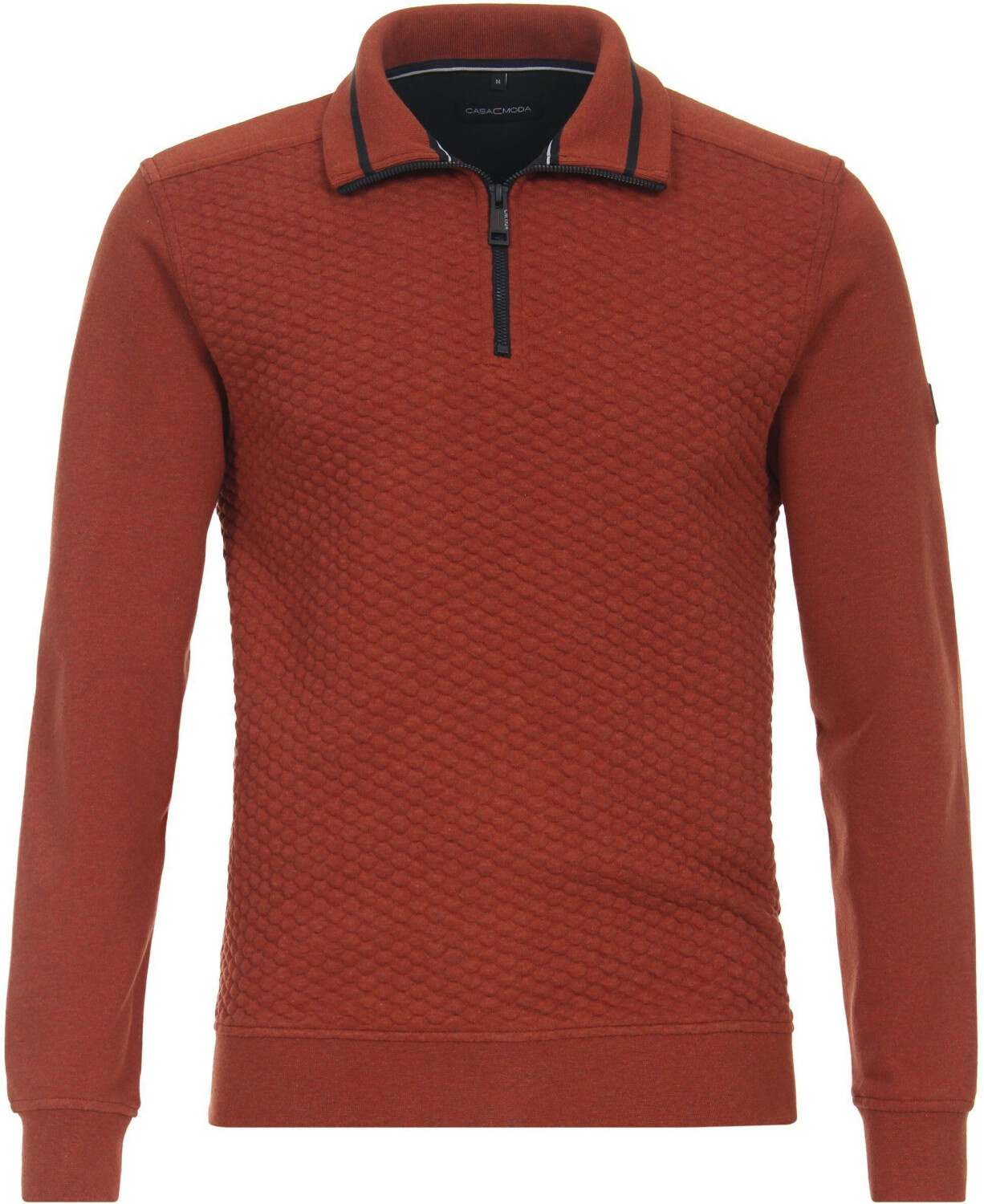 CASAMODA Structure Half Zip Sweater (434104800) red