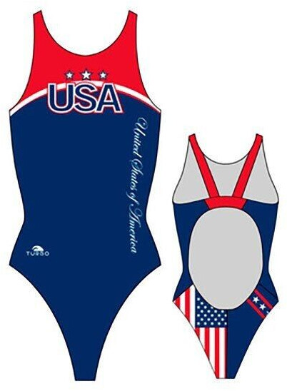 Turbo Usa Italy Swimsuit (898461-0807-5XL) red ab 44,99