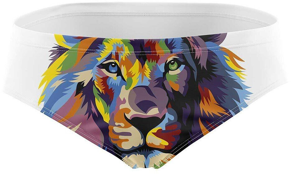 Otso Be A Lion Swimming Brief (SWS-BEALION23-MS) multicolor
