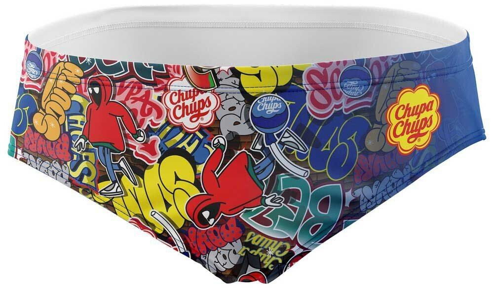 Otso Chupa Chups Graffiti Swimming Brief (SWS-CHGRAFFITI21-MS) multicolor