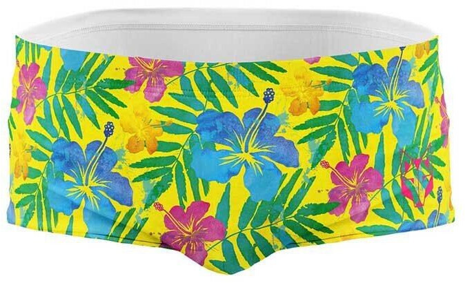 Otso Floral Swimming Shorts (SWTK-FLORAL22-MS) yellow