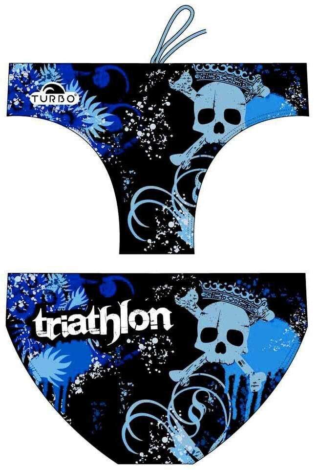Turbo Skulls Triathlon Swimming Brief (79451-0009-S) multicolor