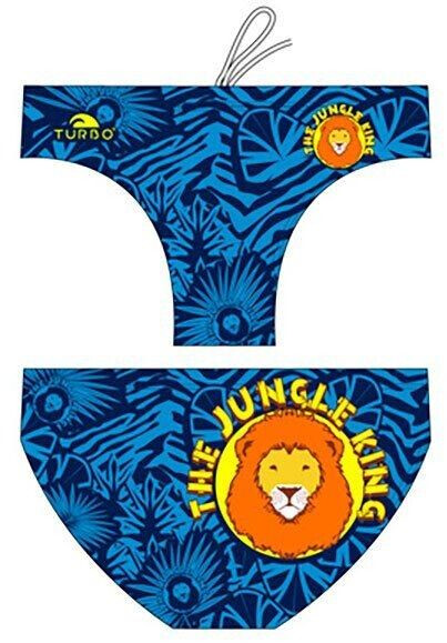 Turbo Jungle King Waterpolo Royal Swimming Brief (79895-6-S) blue