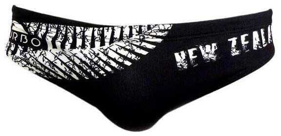 Turbo New Zealand Swimming Brief (79481-9-S) black