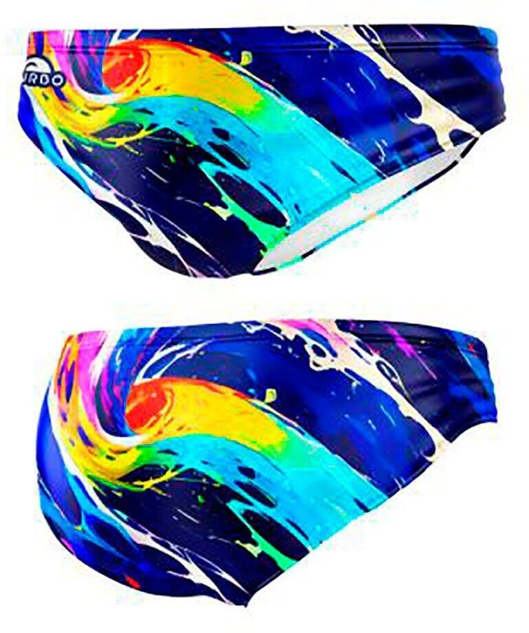 Turbo Paint Vortex Swimming Brief (731666-6-S) multicolor
