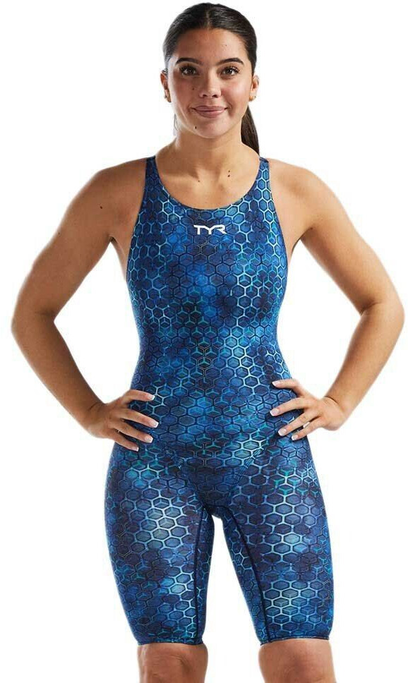 Tyr Thresher Akurra Open Back Competition Swimsuit (TPAON6AF420-22) black