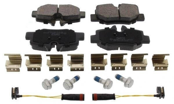 Mapco Bremsbelagsatz Scheibenbremse mit Zubehörhinten rechts links  