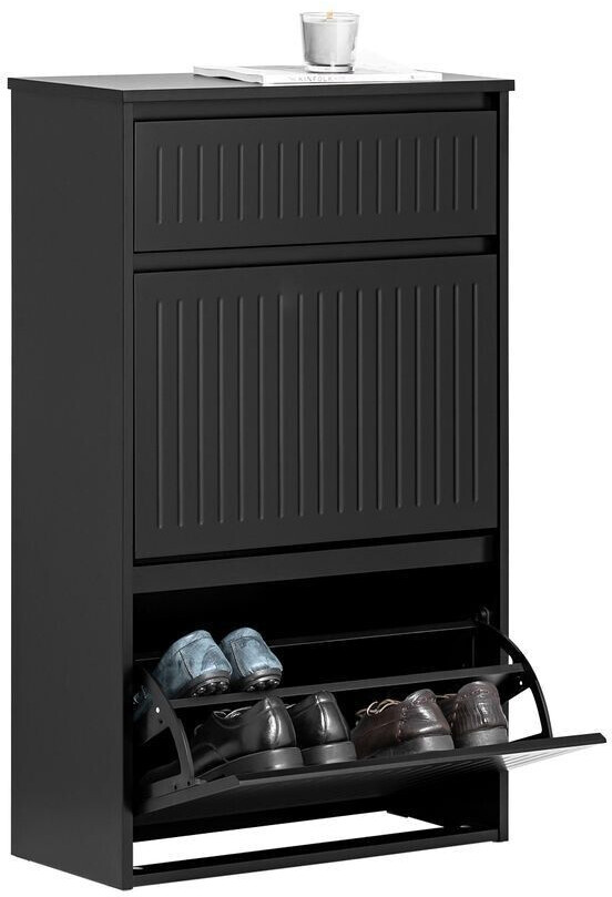 SoBuy Shoe tipper black 61x101x26cm FSR165-SCH