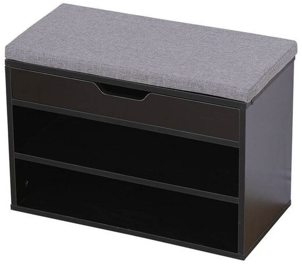 Happy Garden Shoe furniture two compartments with chest black ALAN