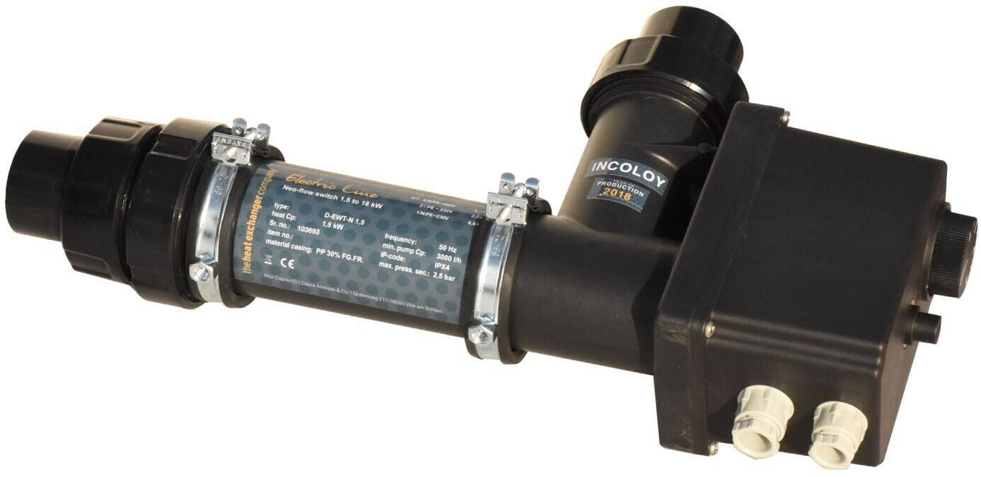 Oku Elektrowärmetauscher Neo-flow switch Titanium 18 kW 400 V