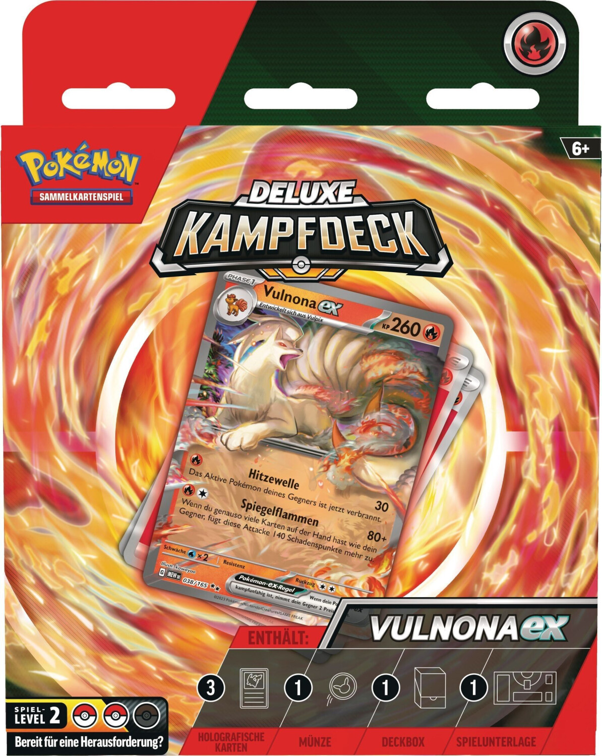 Pokémon Deluxe Battle Deck 2024 Vulnona-Ex (DE)