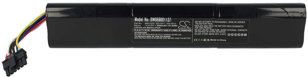 vhbw Battery compatible with Neato Botvac D5+, D6, D303, D502, Connected, D7, D3+, D4, D503, D701, D301, D5, D3 (6800 mAh, 14.4 V, Li-Ion)