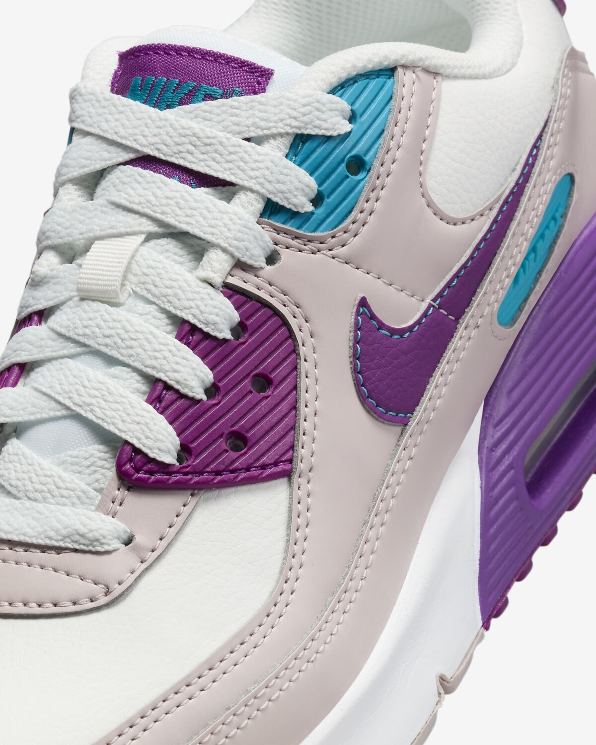 Nike Air Max 90 LTR Kids summit white platinum violet aquamarine viotech ab 52 90 Preisvergleich bei idealo