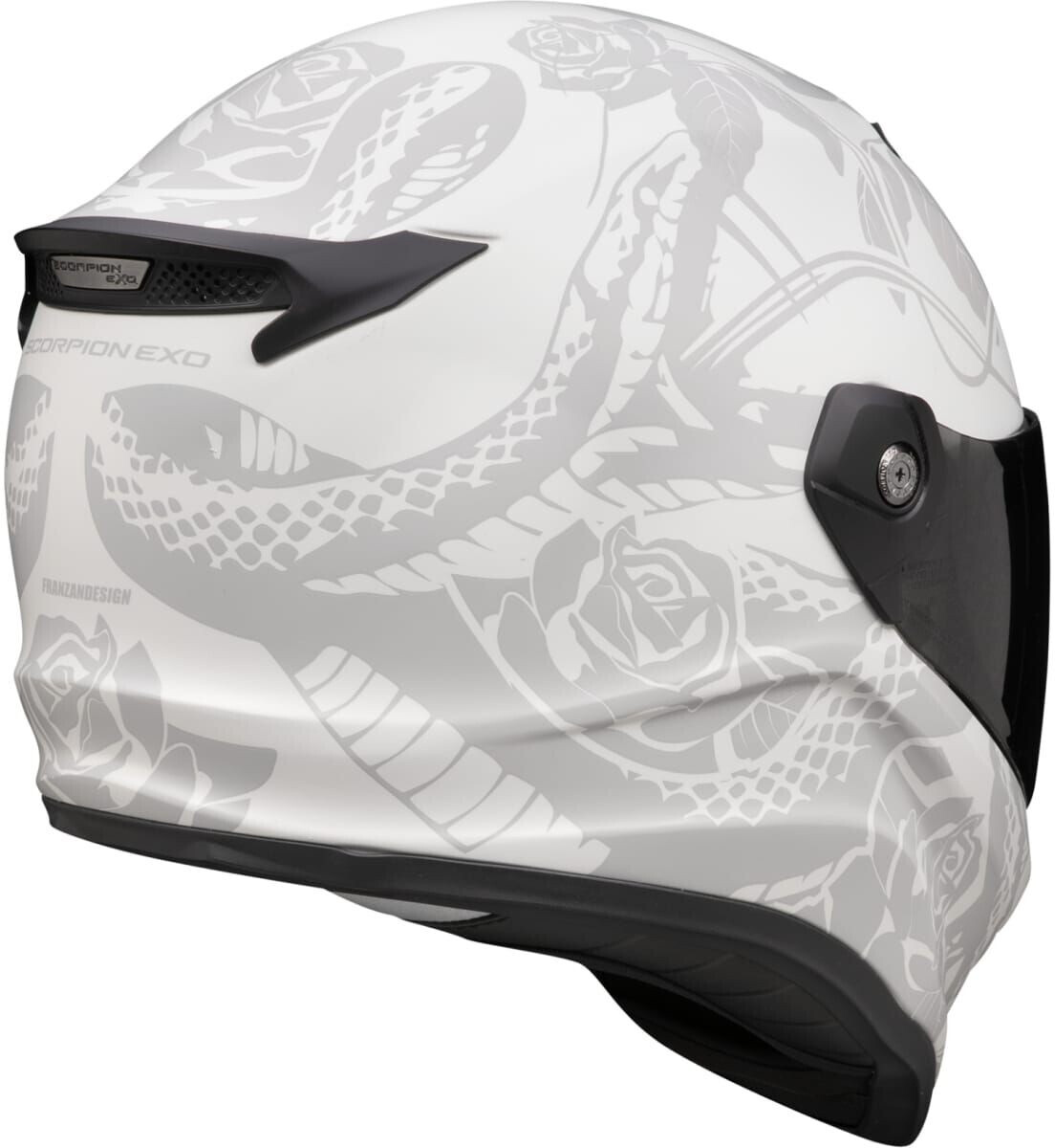 Scorpion Covert-FX Solid Dragon mat blanc/gris