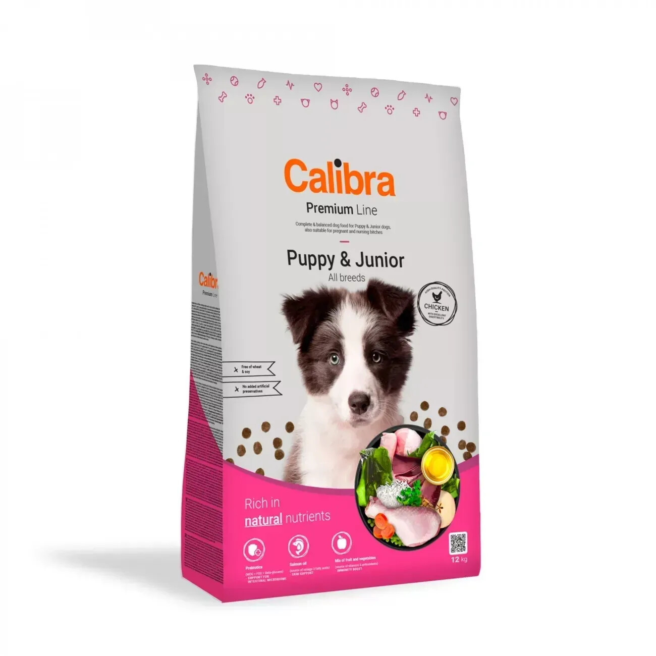 Calibra Premium Line Puppy&Junior dry dog food 12kg