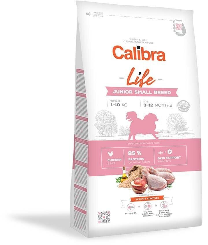 Photos - Dog Food Calibra Life Junior Small Breed dry  Chicken 6kg 