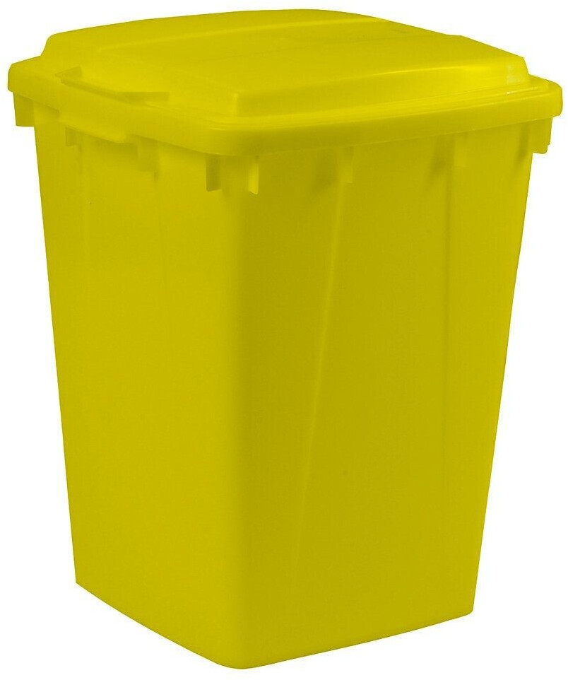 Graf Rectangular multi-purpose bin 90 litres yellow (778021)
