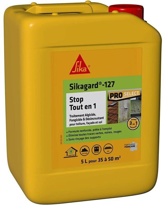 Sika Sikagard Stop Traitement curatif et désincrustrant 5 L