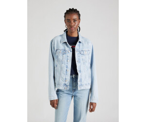 Tommy hilfiger denim jacket logo back sale
