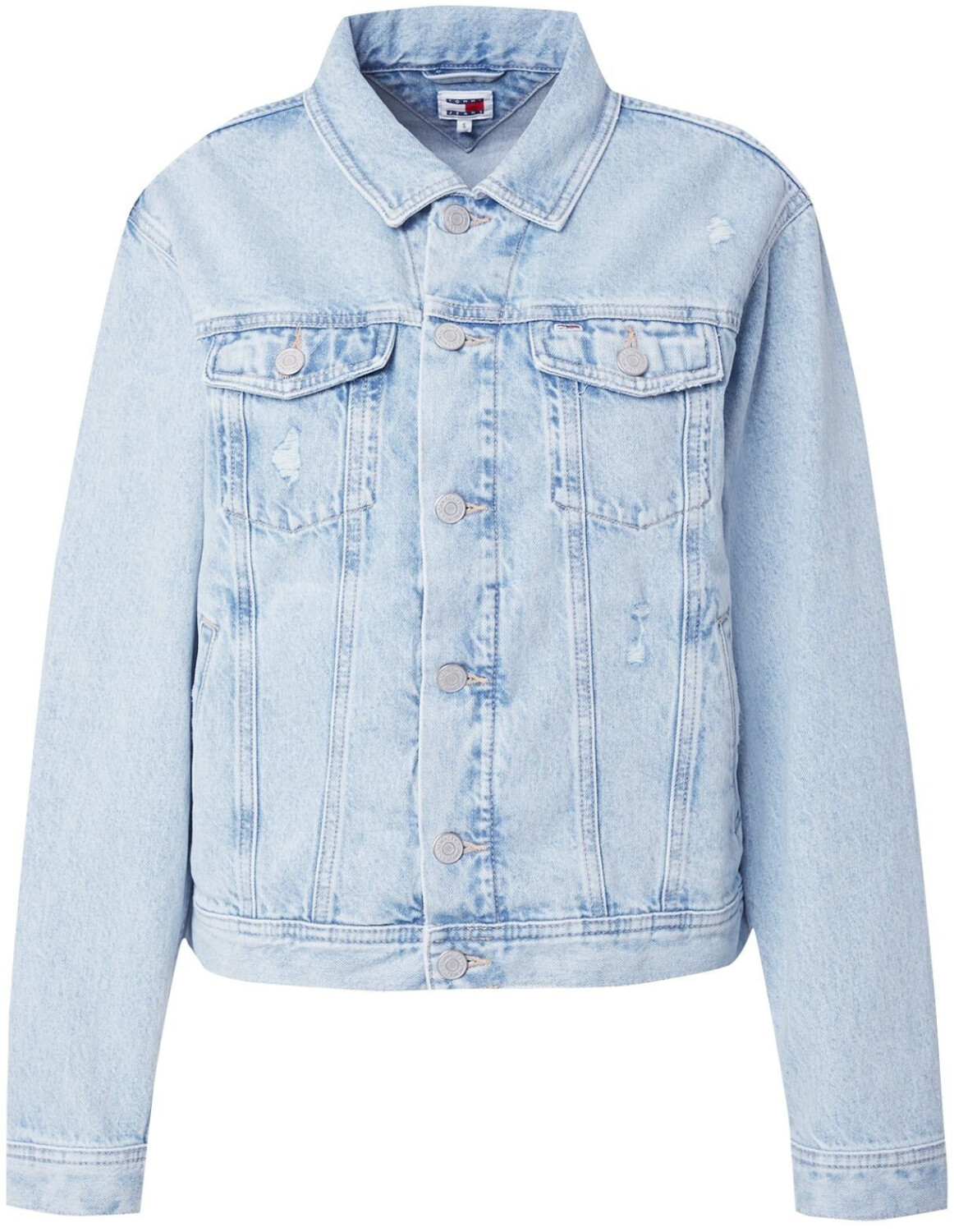 Tommy Hilfiger Archive Colour-Blocked Back Denim Jacket (DW0DW18331) denim light