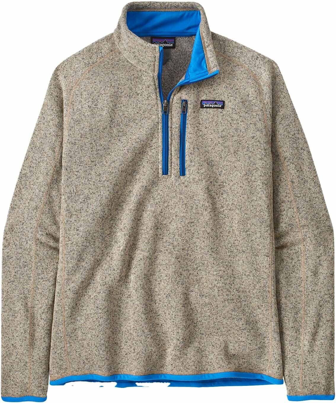 Patagonia Men s Better Sweater 1 4 Zip 25523 oar tan vessel blue a 130 00 oggi Migliori prezzi e offerte su idealo