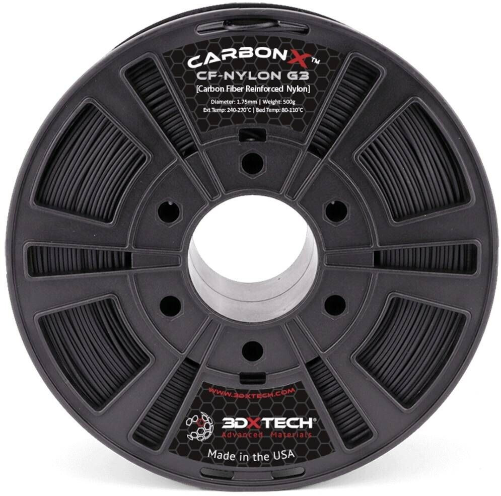 3DXtech CF-ASA Filament 1.75mm 750g Black