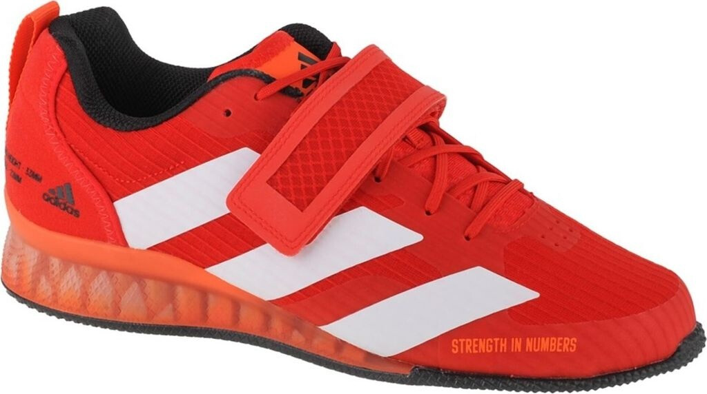 Adidas lifting shoes red top