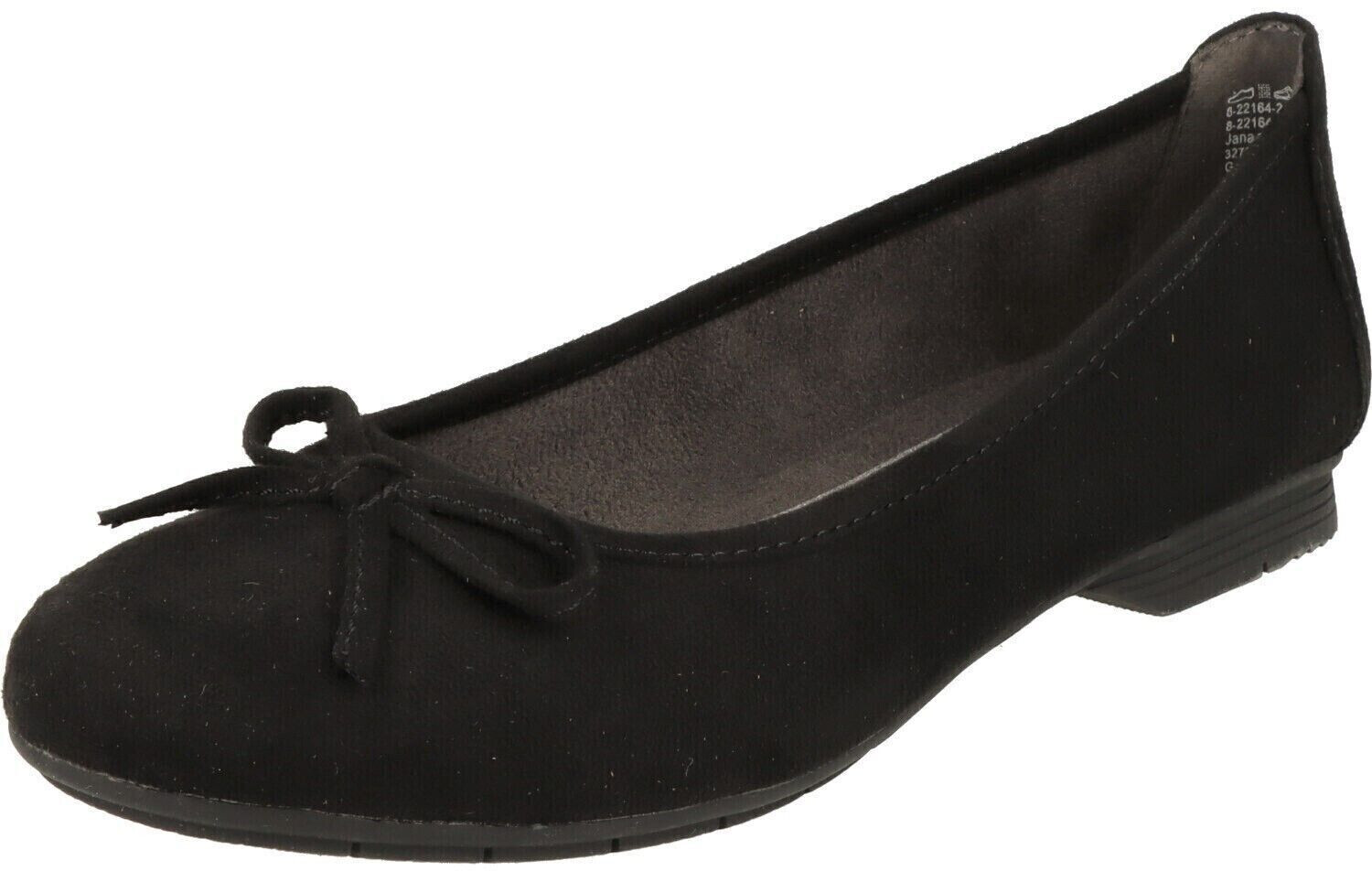 Jana Shoes Women's Ballerina black