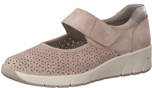 Jana Shoes Half Shoes with Velcro Closure pink