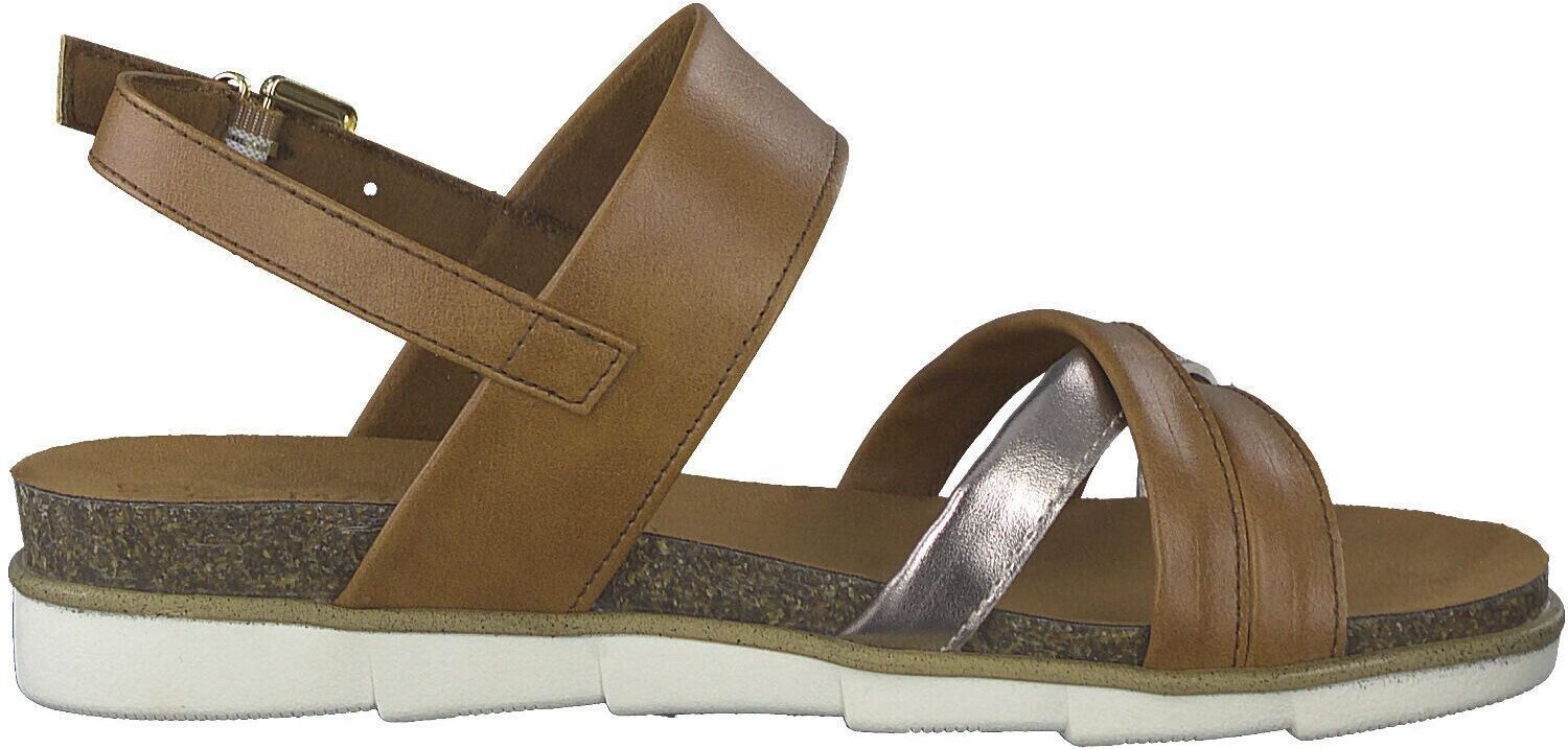 Marco Tozzi Sandalen cognac kombi ab 49 95 Preisvergleich bei idealo