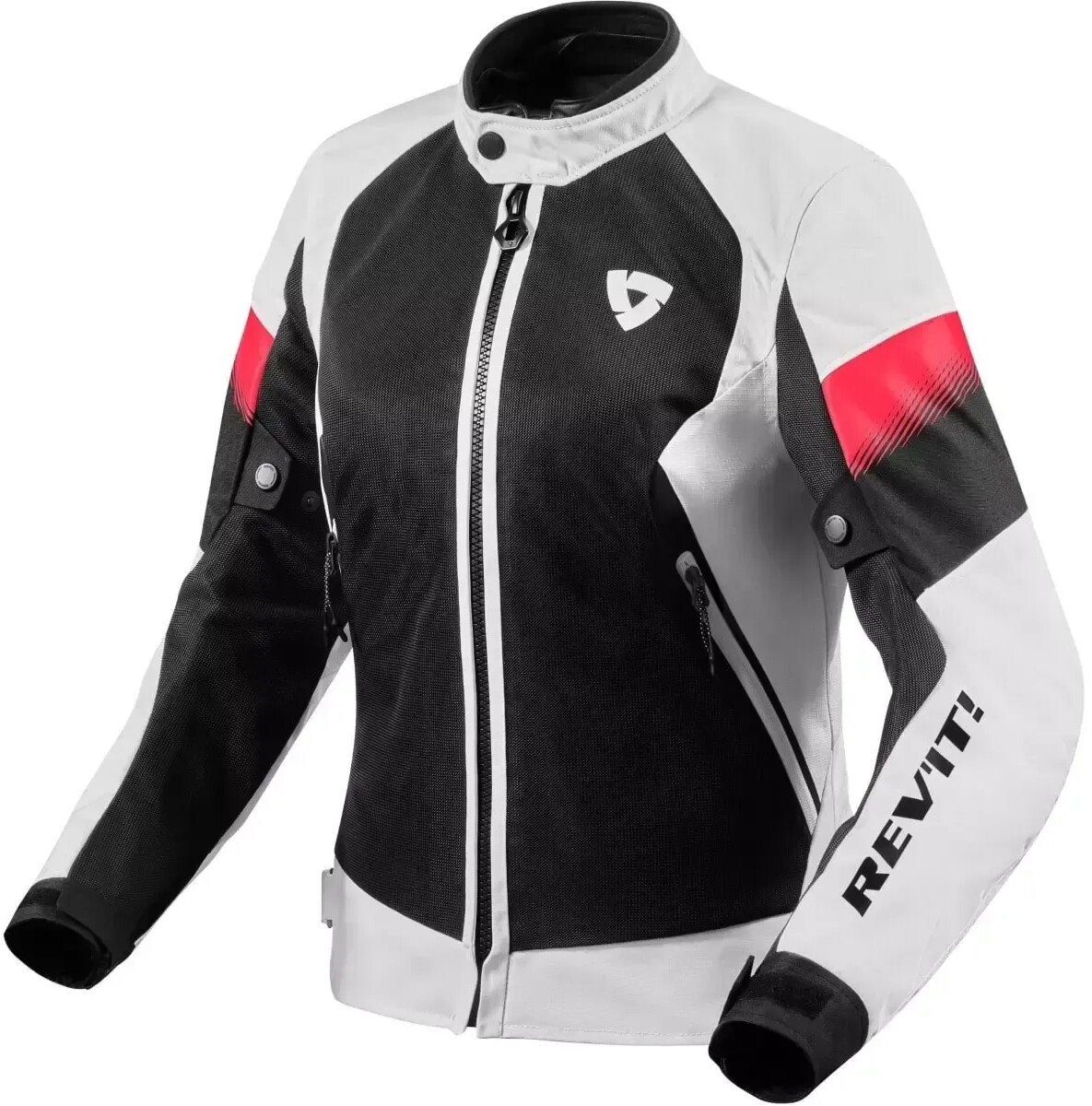 REV'IT! Blouson Control Air H2O Lady noir/blanc/rouge