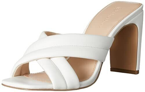 The Drop High-heeled Sandal Ava Crossed Straps white