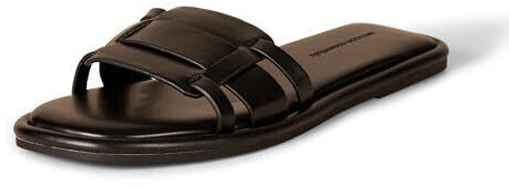 Amazon Essentials Woven padded slip-on sandal black