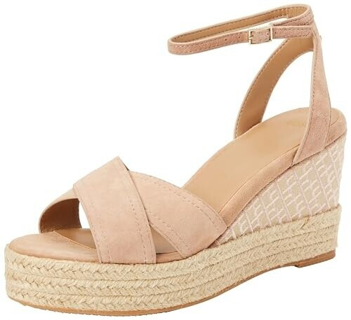 Hugo Boss Platform Sandals Madeira logo design pink